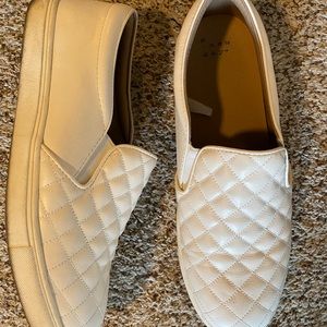 Cream Pull-On Sneakers - SZ11
